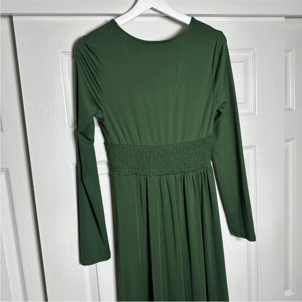 Baltic Born Ariana Medium Maxi Dress Forest Hunter Green Formal Wedding Guest - Picture 7 of 14